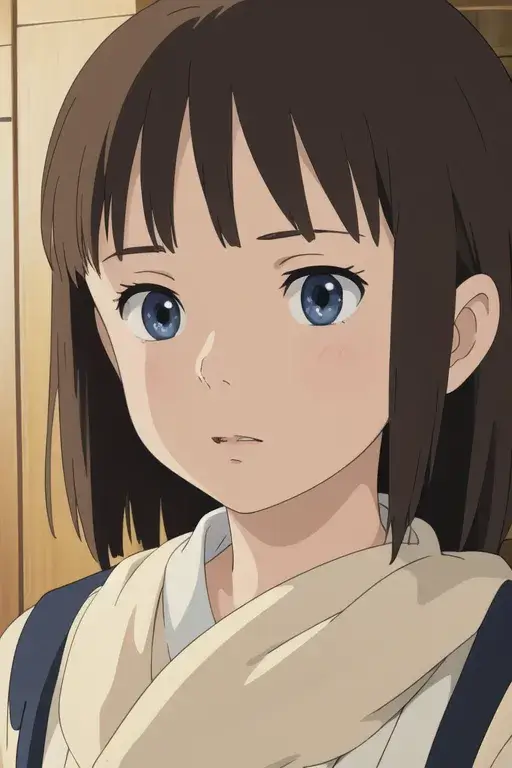 Retrato de anime al estilo Ghibli