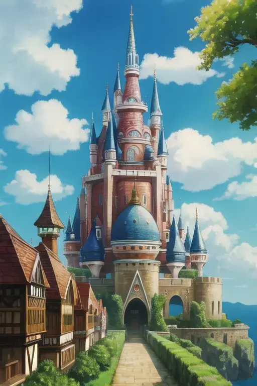 Arte fantástico al estilo Ghibli