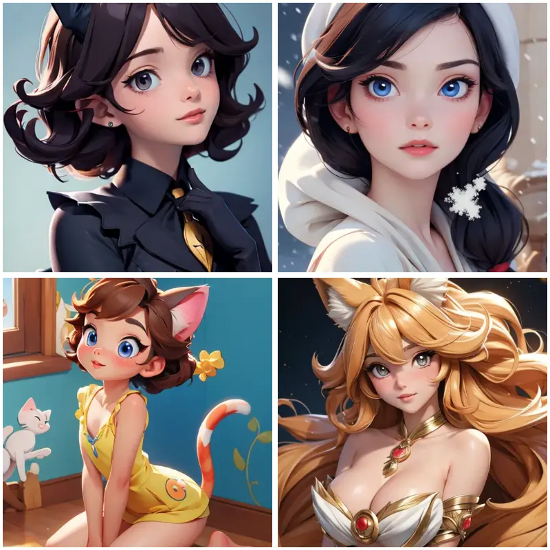 自分の思い通りにAIディズニーアートを作成