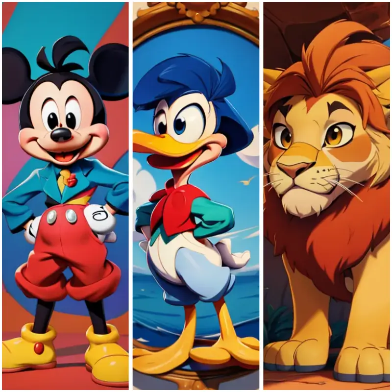 AIで高品質なディズニーキャラクターアートを生成