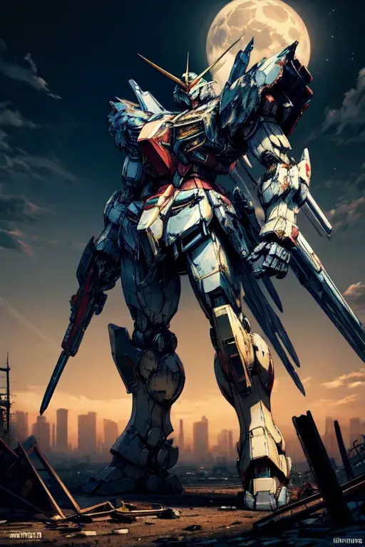 AI-Generated Gundam Art